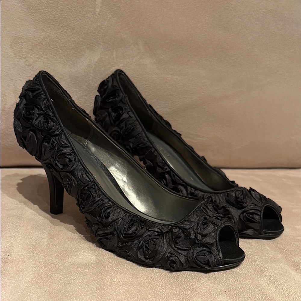CL by Laundry Rose Peep Toe Heels